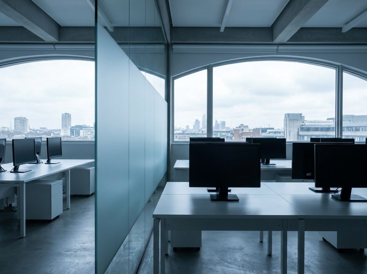 Workspace of a technology company